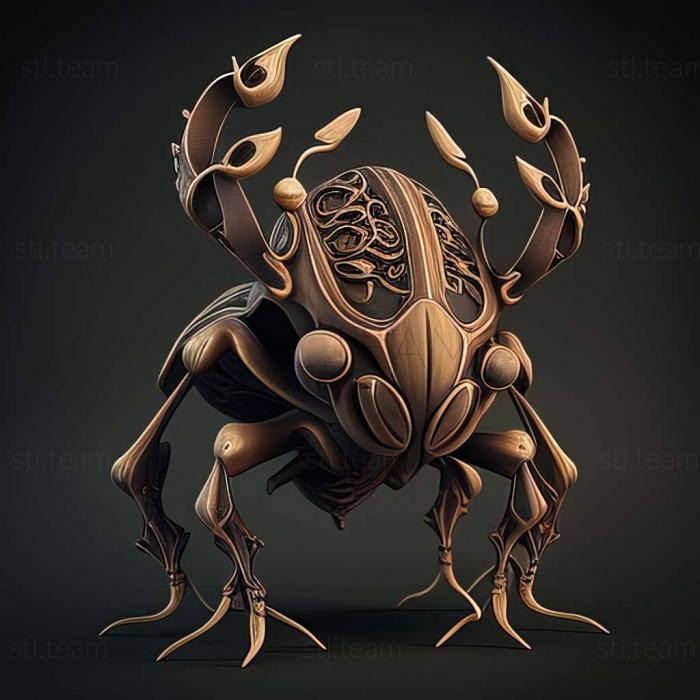 3D модель Ixodes cordifer (STL)